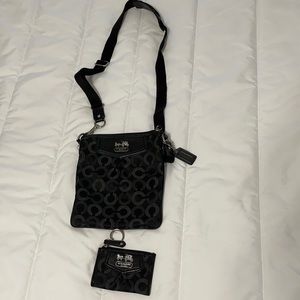 Coach cross body with coin pouch